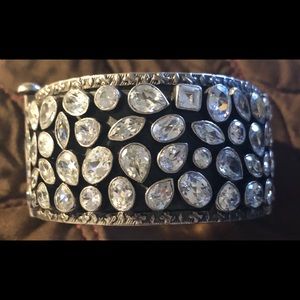 Stunning Sterling Silver and white topaz Bracelet!